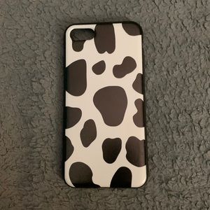 🐄iPhone SE Cow Print Case🖤